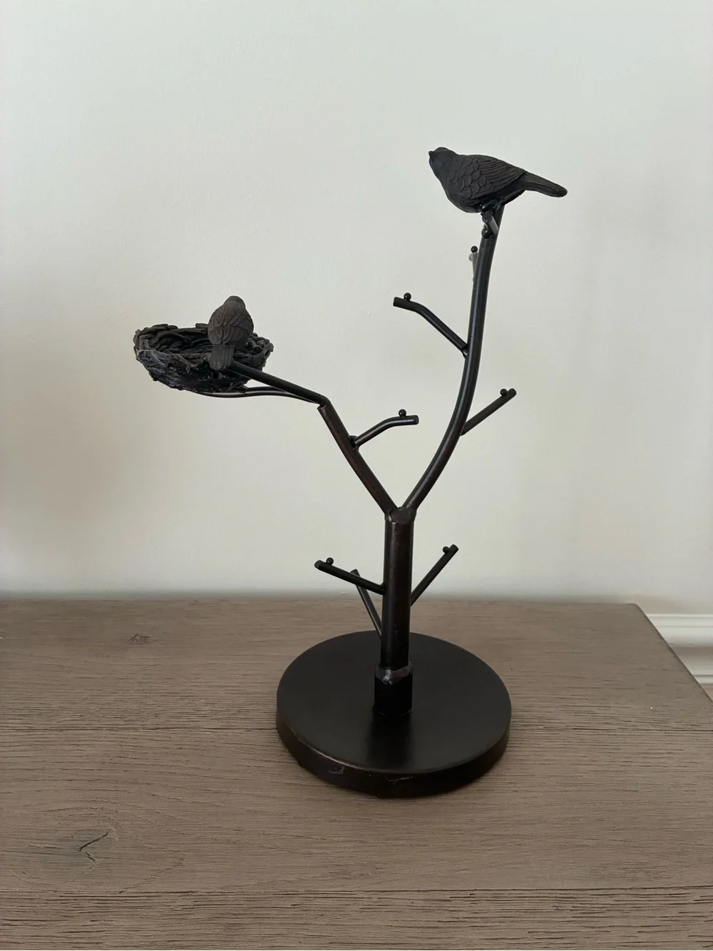 Bird Branch Mug Tree Holder Set in Dark Bronze